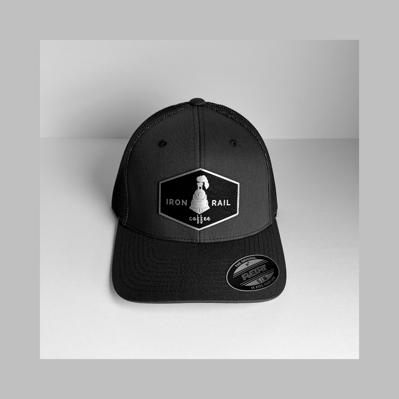 Charcoal Fitted Patch Hat
